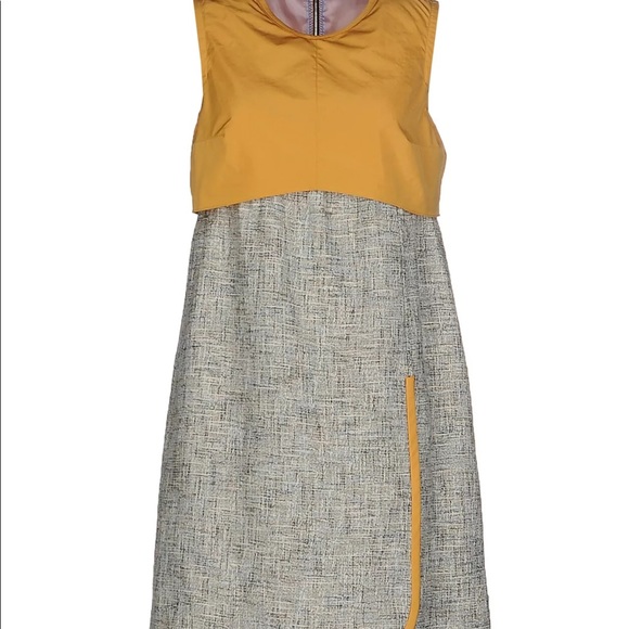 NWT CARVEN TRAPEZE TWEED MINI DRESS SIZE EU40 US8 - Picture 3 of 9